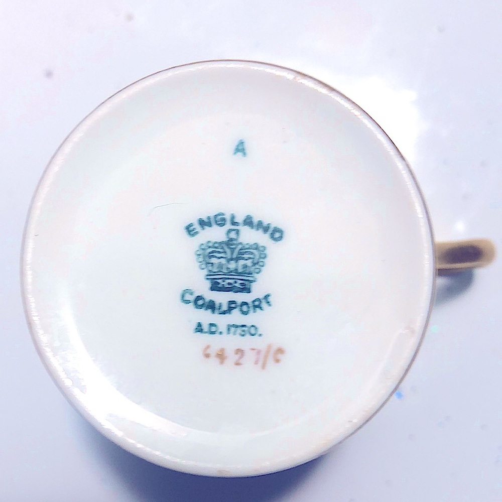 England Coalport teacup